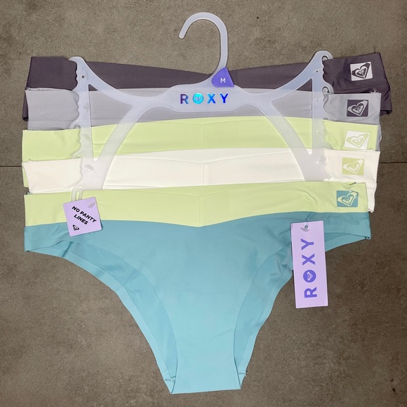 Roxy No Show Color Block Panty - Set of 5 - Picture 1 of 2